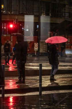 red umbrella