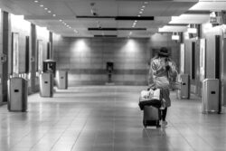 rushing home