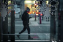 passing by