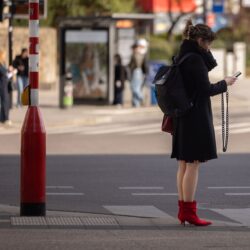 red shoes