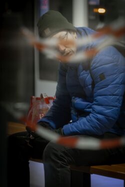 safe behind barrier tape