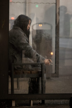 flicking off the ashes